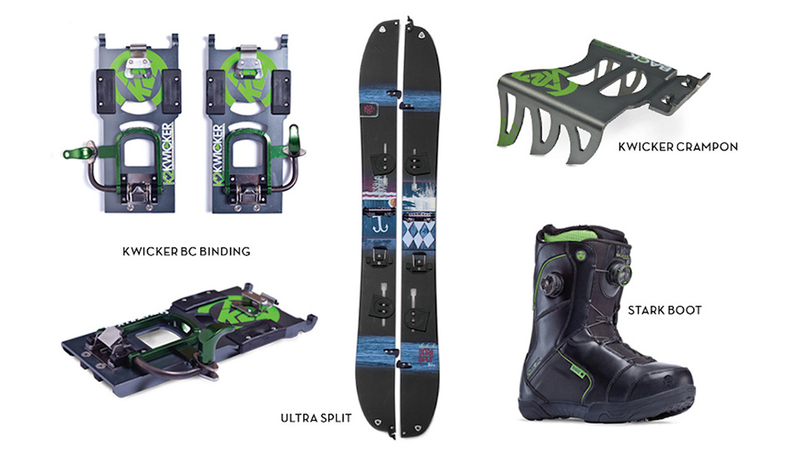 Illustration for article titled K2's Kwicker Splitboard Is the Stuff of Backcountry Powder Dreams